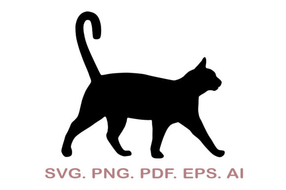 Black Cat SVG, Cat SVG, Kitten SVG