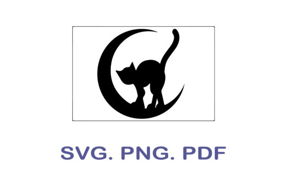 Black Cat SVG, Halloween Cat SVG