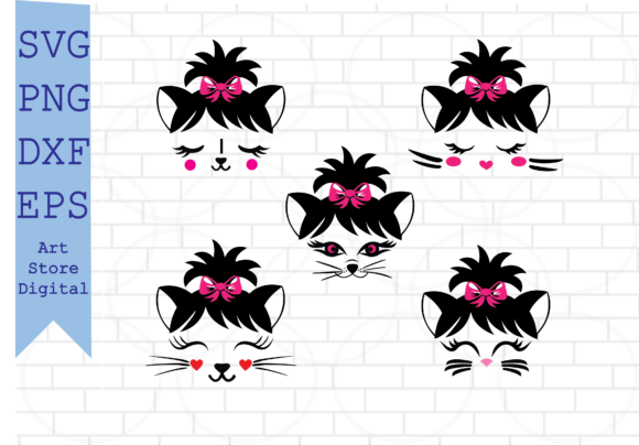 Cat Face Svg, Cute Kitten Svg