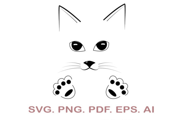 Cat SVG, Cat Face SVG, Cat Paw SVG