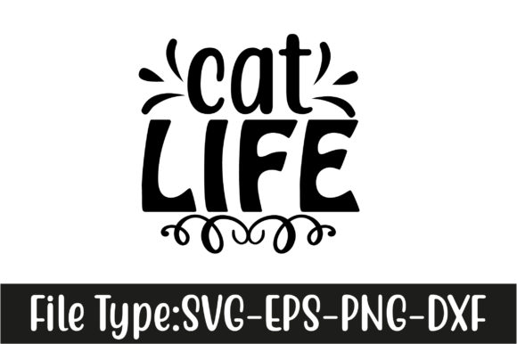 Cat Svg Design, Cat Life