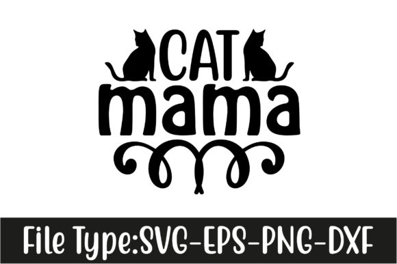 Cat SVG Design, Cat Mama