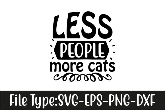 Cat Svg Design, less People More Cats
