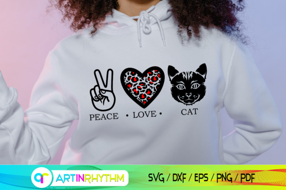 Cat Svg, Peace Love Svg Review