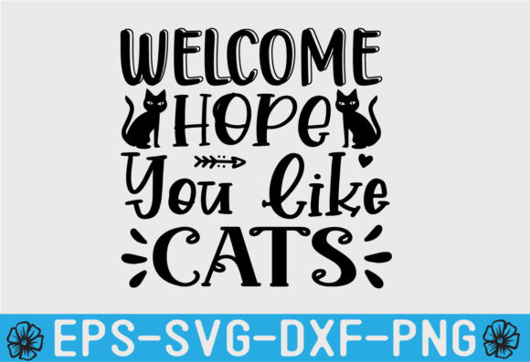 Cat SVG T Shirt Design Template