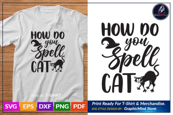 Cat SVG T-Shirt Graphic Review