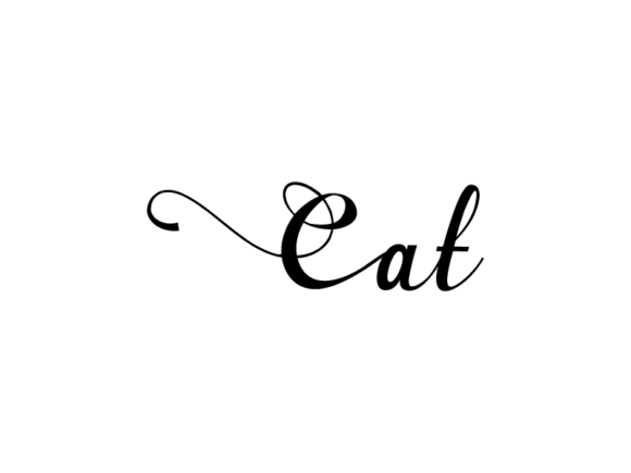 Cat SVG Typography Review