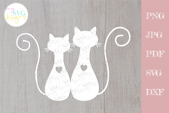 Cute Cat Svg, Cat Outline Svg